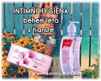 Intimní hygiena s tianDe během léta